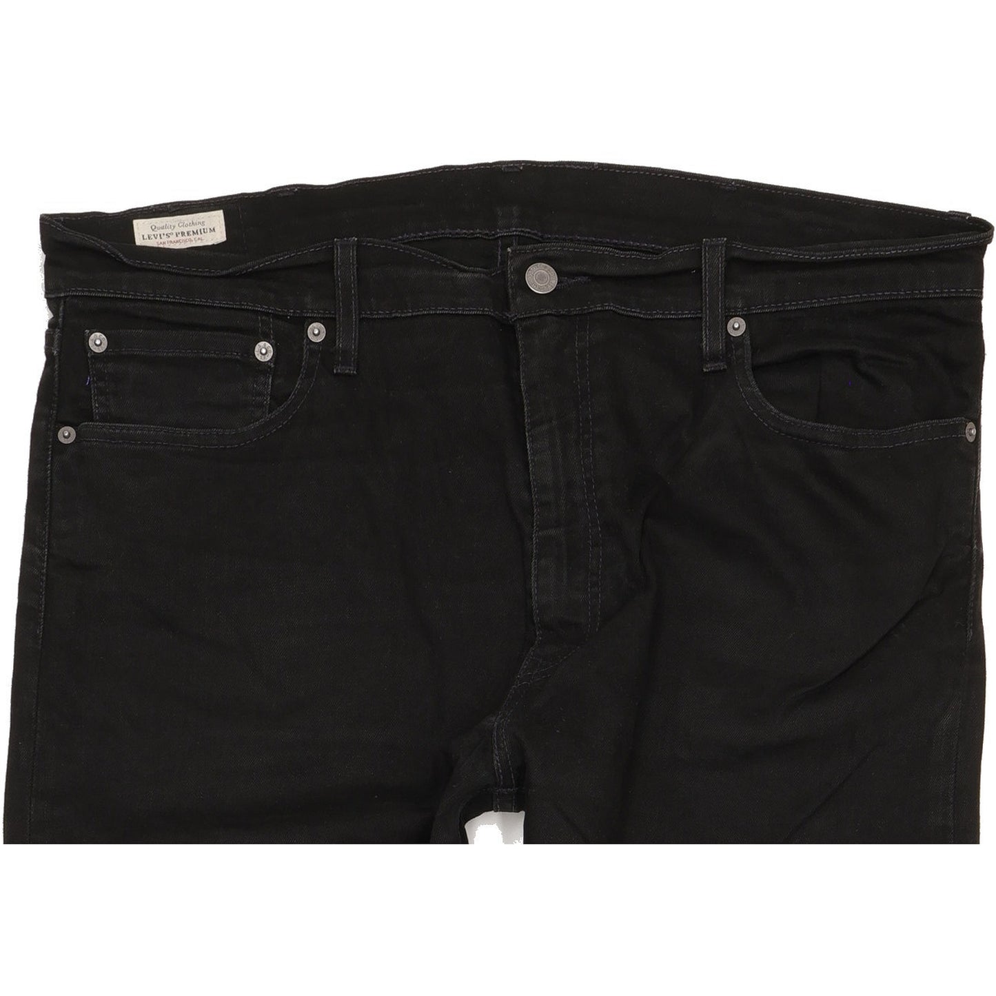 Levi's 512 Men Black Tapered Slim Stretch Jeans W38 L31