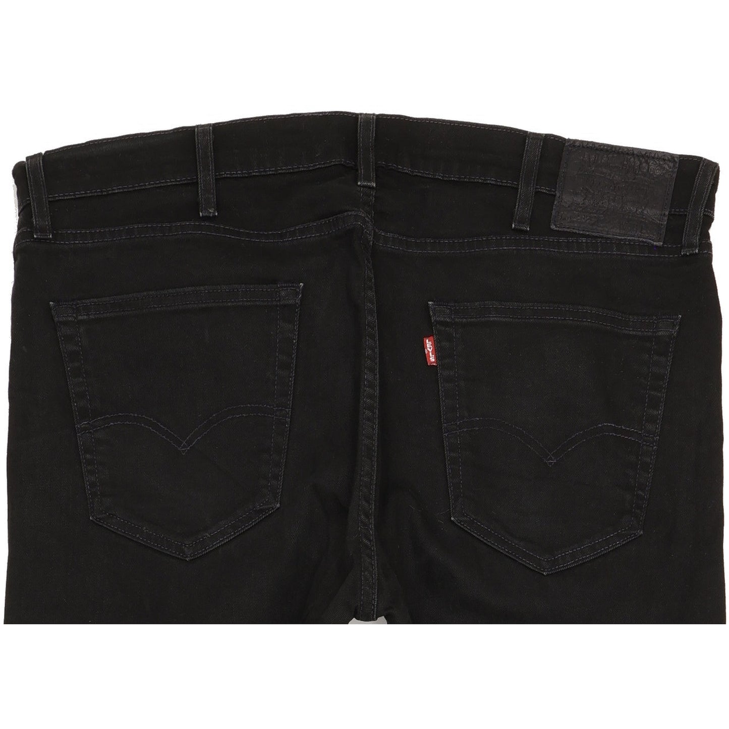 Levi's 512 Men Black Tapered Slim Stretch Jeans W38 L31