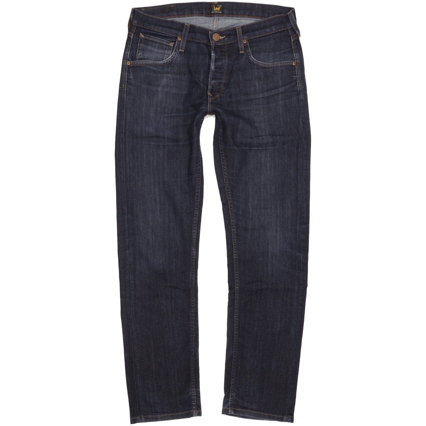 Lee Daren Men Blue Straight Slim Stretch Jeans W31 L31