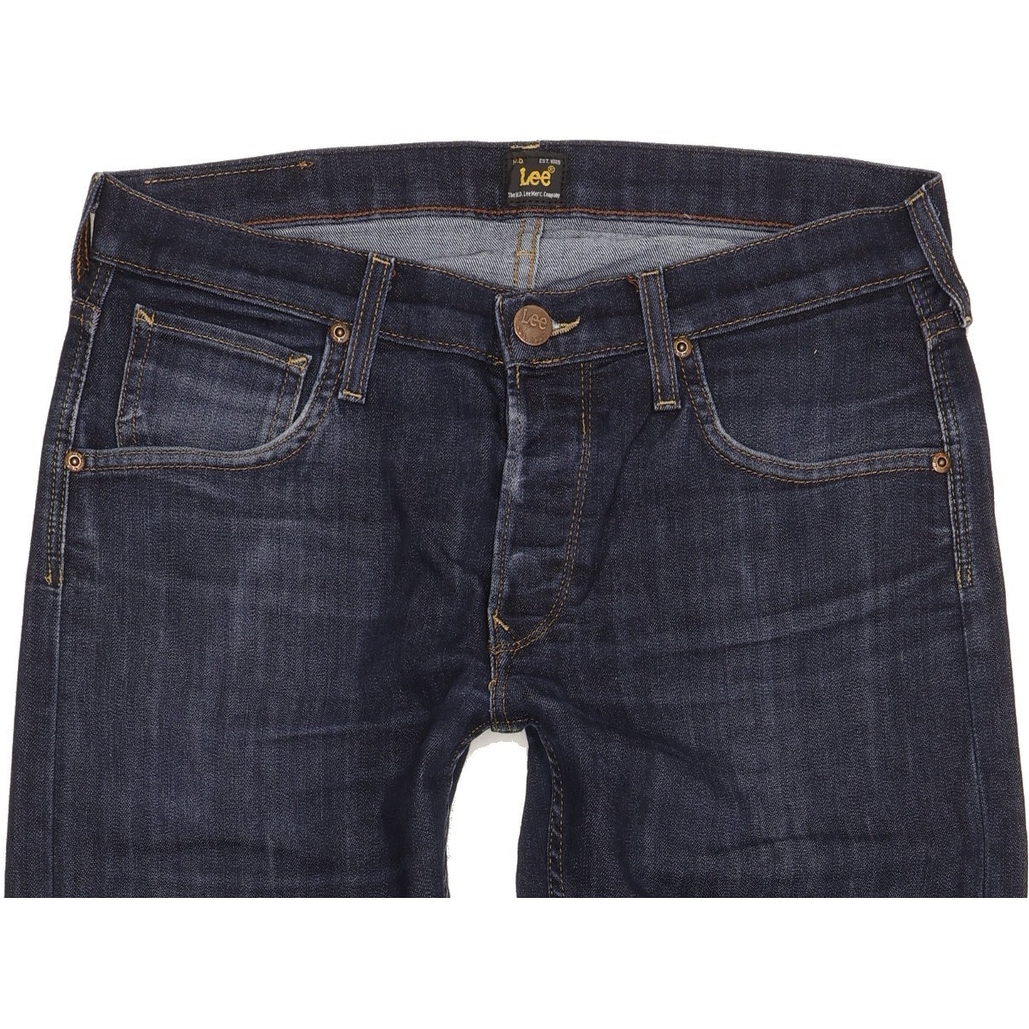 Lee Daren Men Blue Straight Slim Stretch Jeans W31 L31