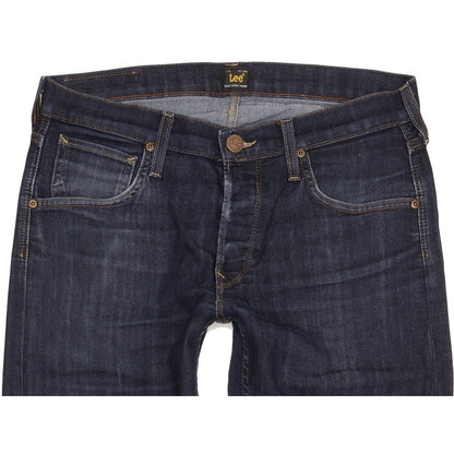 Lee Daren Men Blue Straight Slim Stretch Jeans W31 L31