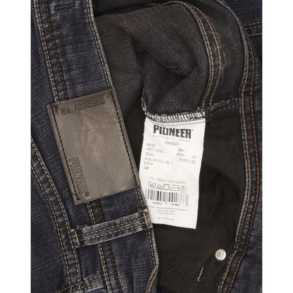 Pioneer Rando Men Blue Straight Regular Stretch Jeans W33 L32