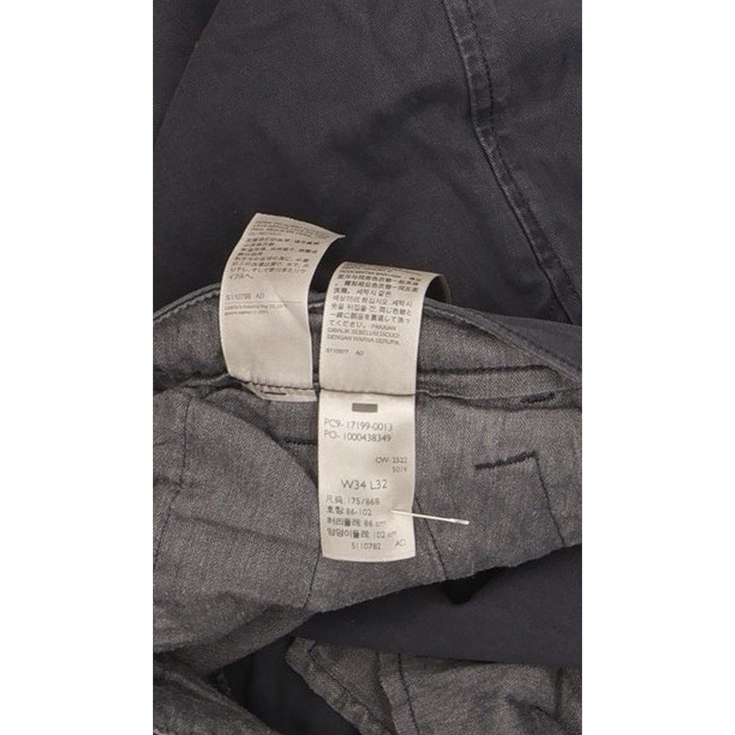 Levi's Men Blue Tapered Slim Chino Stretch Jeans W34 L30