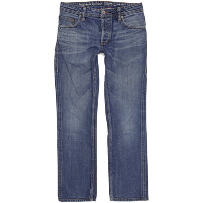 Mustang Michigan Men Blue Straight Slim Jeans W31 L30