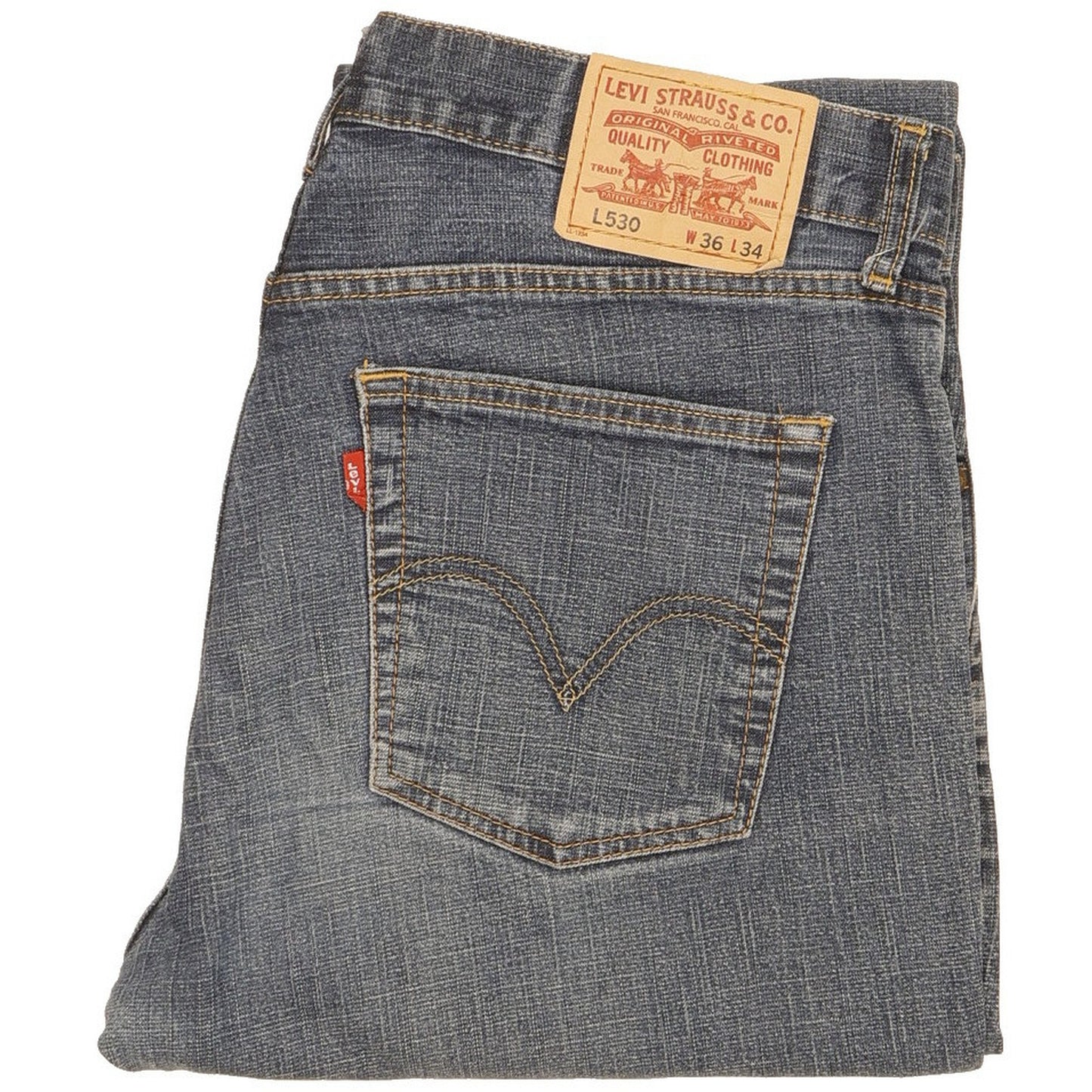 Levi's 530 Men Blue Straight Regular Jeans W36 L31