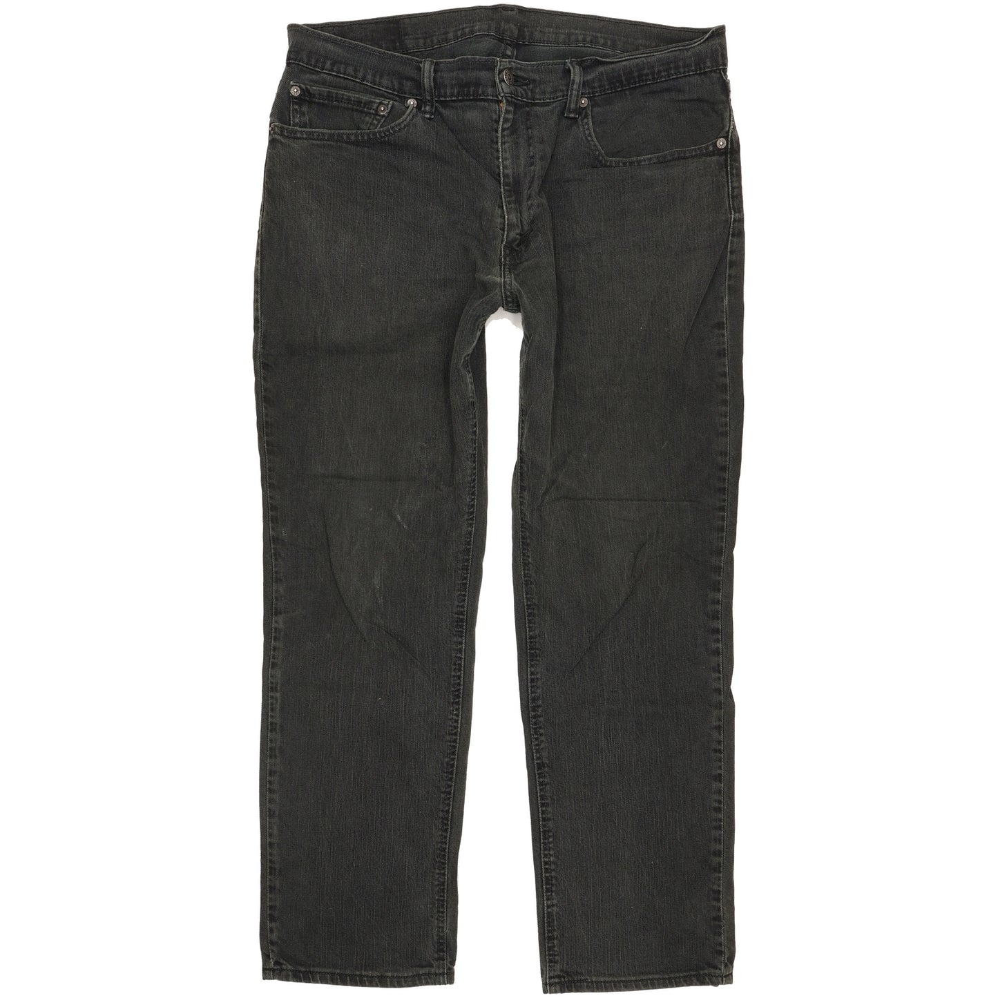 Levi's Men Black Straight Regular Stretch Jeans W34 L29