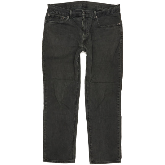 Levi's Men Black Straight Regular Stretch Jeans W34 L29