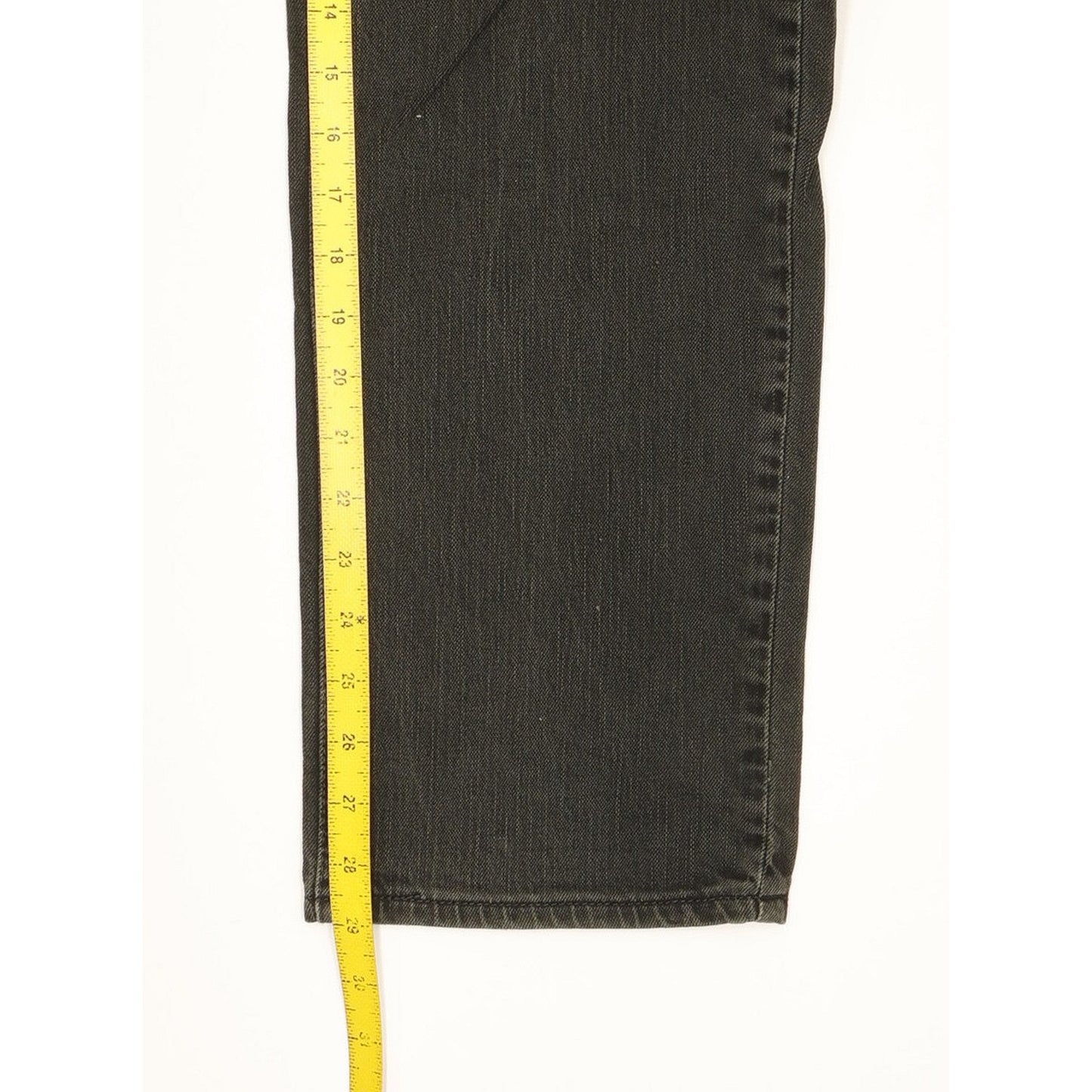 Levi's Men Black Straight Regular Stretch Jeans W34 L29