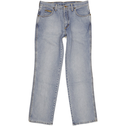 Wrangler Texas Men Blue Straight Regular Jeans W34 L32