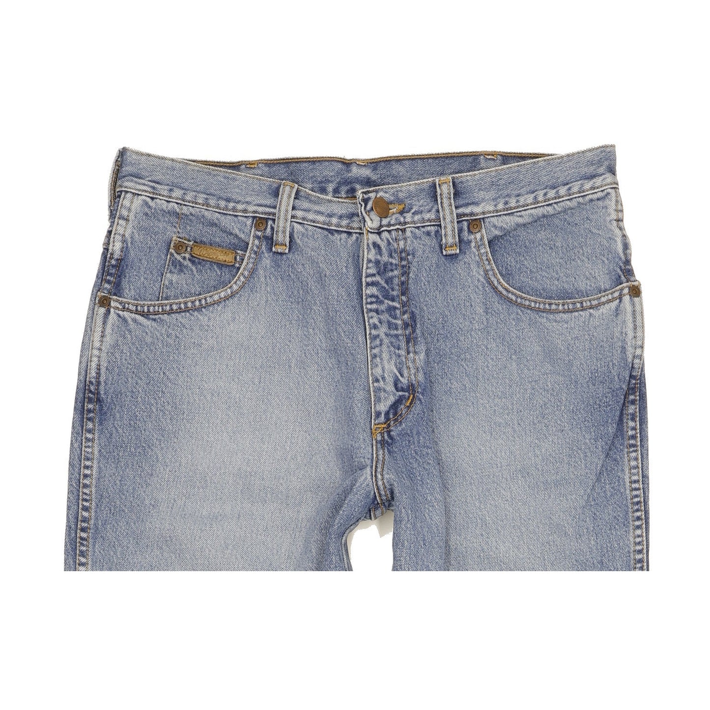 Wrangler Texas Men Blue Straight Regular Jeans W34 L32