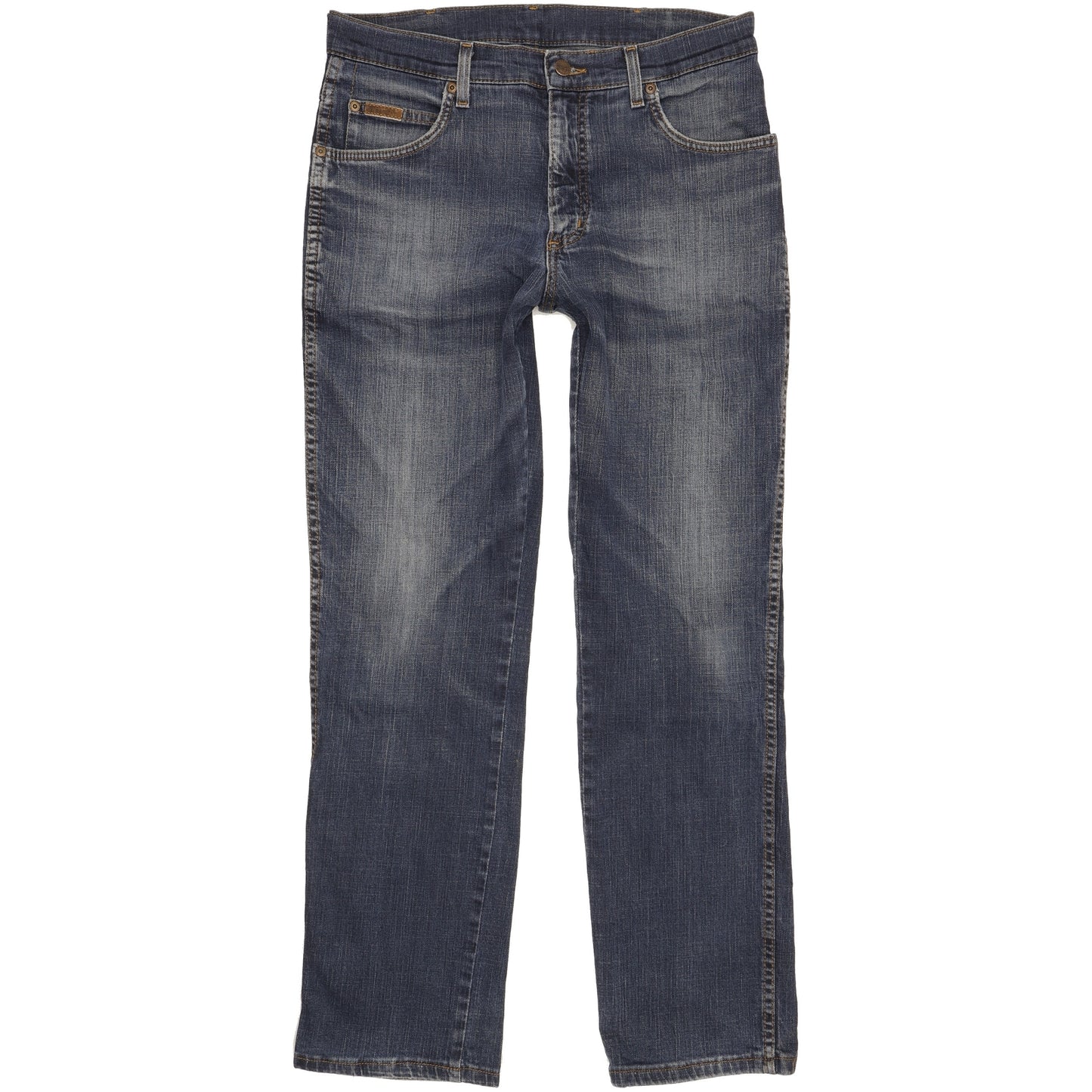 Wrangler Texas Men Blue Straight Regular Stretch Jeans W33 L31