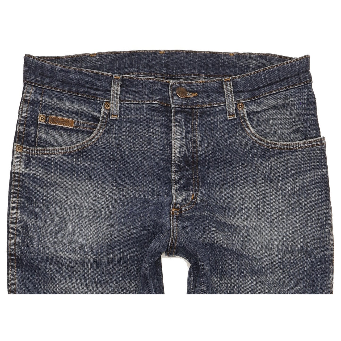 Wrangler Texas Men Blue Straight Regular Stretch Jeans W33 L31