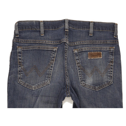 Wrangler Texas Men Blue Straight Regular Stretch Jeans W33 L31