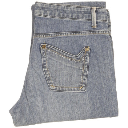 Lee Women Blue Straight Slim Stretch Jeans W32 L30
