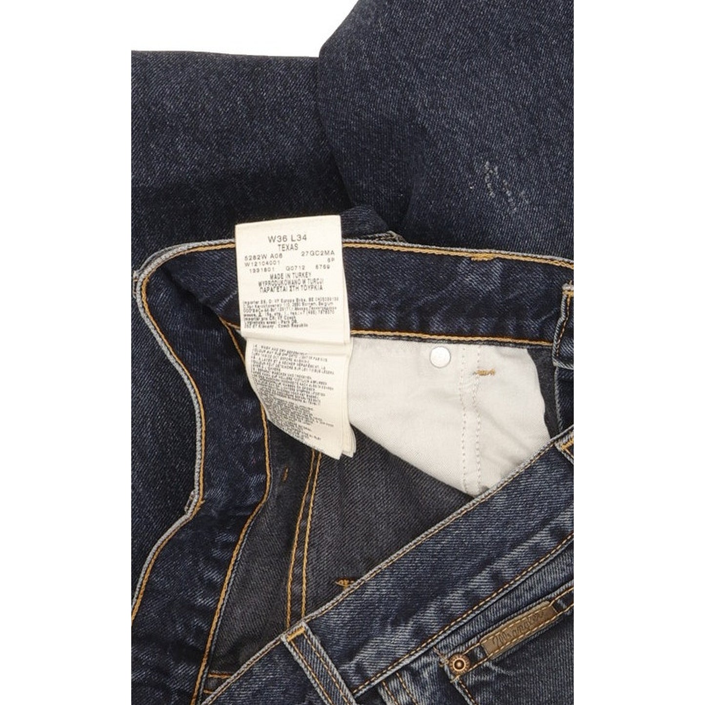 Wrangler Texas Men Blue Straight Regular Jeans W36 L34