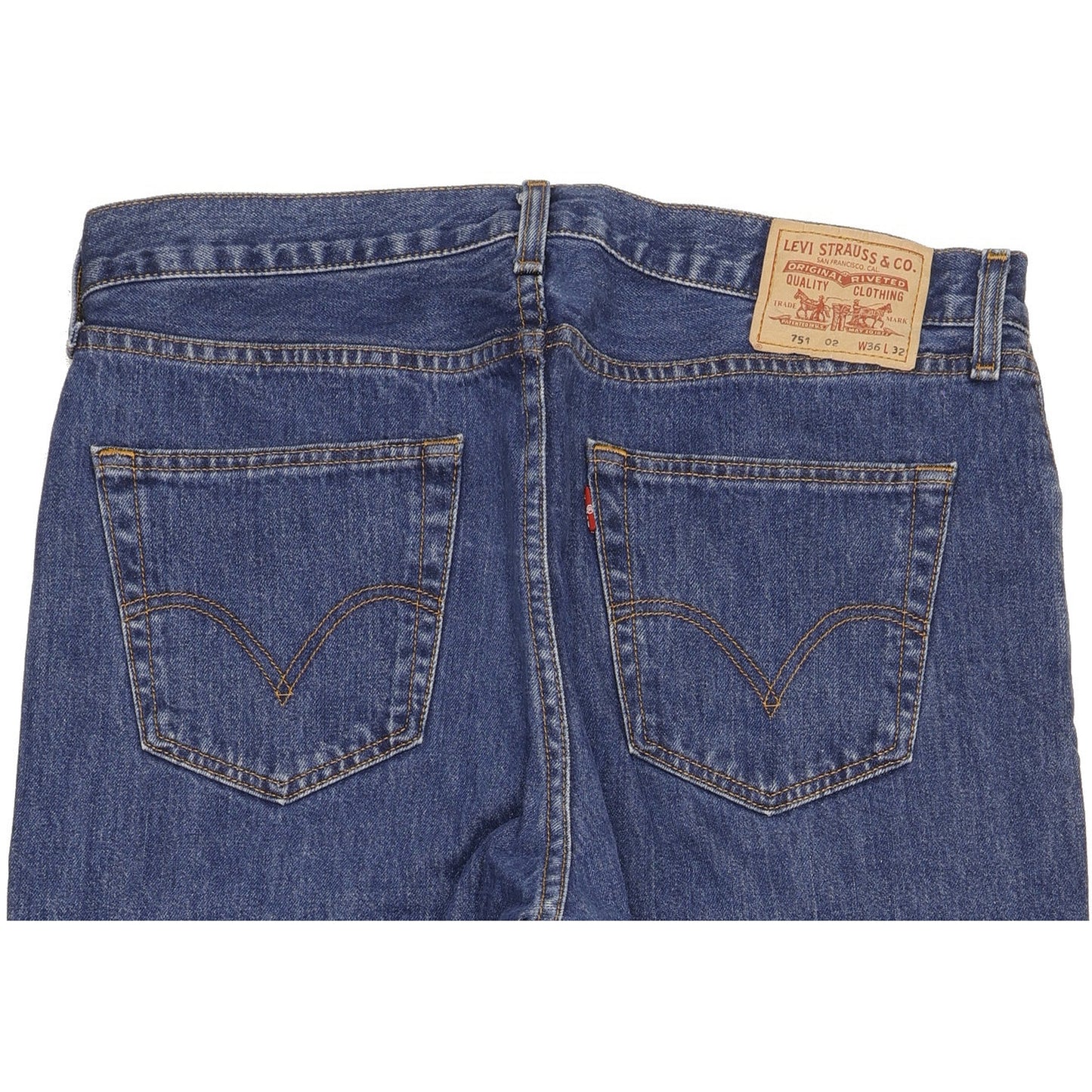 Levi's 751 Men Blue Straight Regular Jeans W36 L31