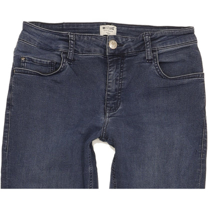 Mustang Sissy Women Blue Straight Slim Stretch Jeans W30 L30