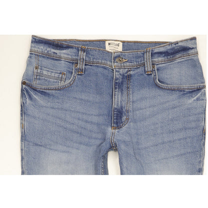 Mustang Washington Men Blue Straight Regular Stretch Jeans W34 L31