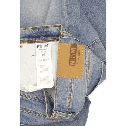 Mustang Washington Men Blue Straight Regular Stretch Jeans W34 L31