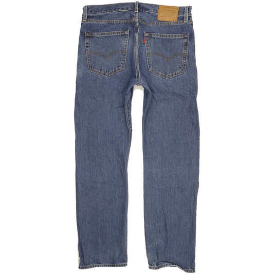 Levi's 551 Men Blue Straight Regular Stretch Jeans W33 L30