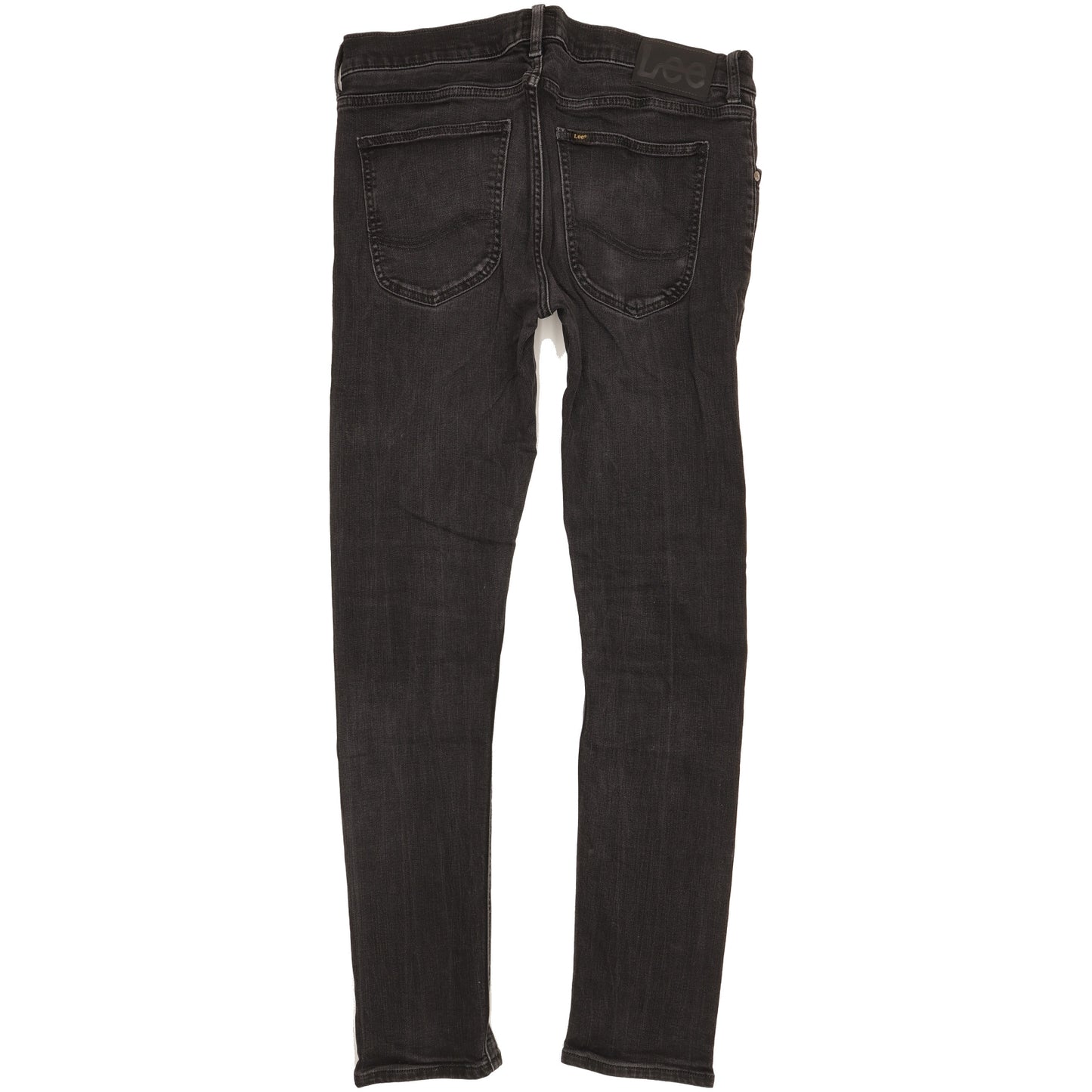 Lee Luke Men Black Skinny Slim Stretch Jeans W32 L31