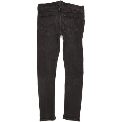 Lee Luke Men Black Skinny Slim Stretch Jeans W32 L31