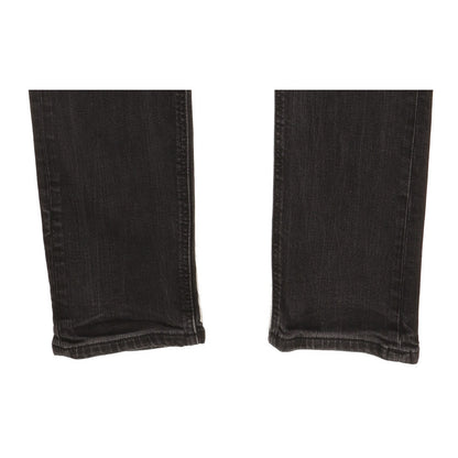 Lee Luke Men Black Skinny Slim Stretch Jeans W32 L31