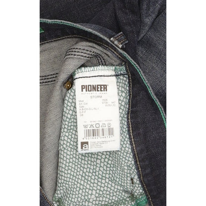 Pioneer Storm Men Blue Straight Regular Stretch Jeans W35 L32
