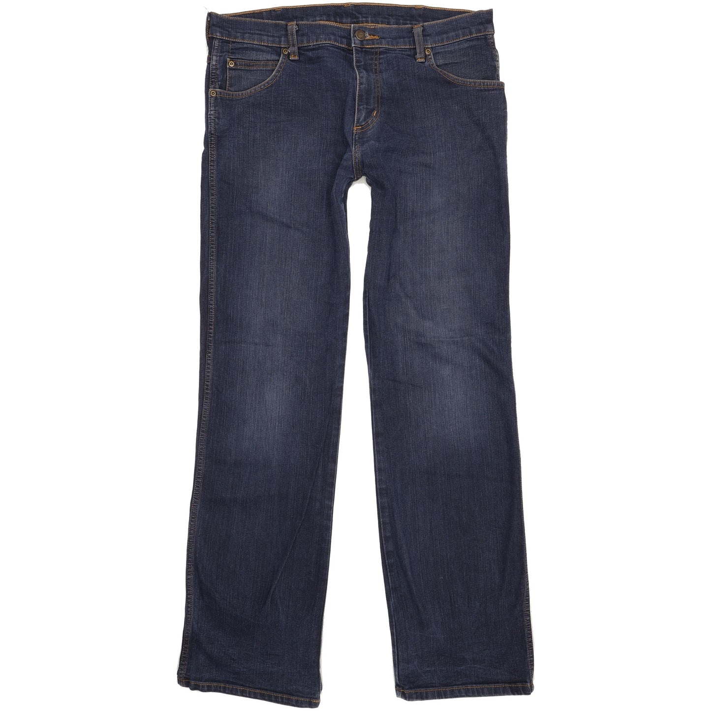 Wrangler Durable Quality Men Blue Bootcut Regular Stretch Jeans W34 L34