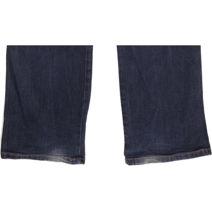 Wrangler Durable Quality Men Blue Bootcut Regular Stretch Jeans W34 L34