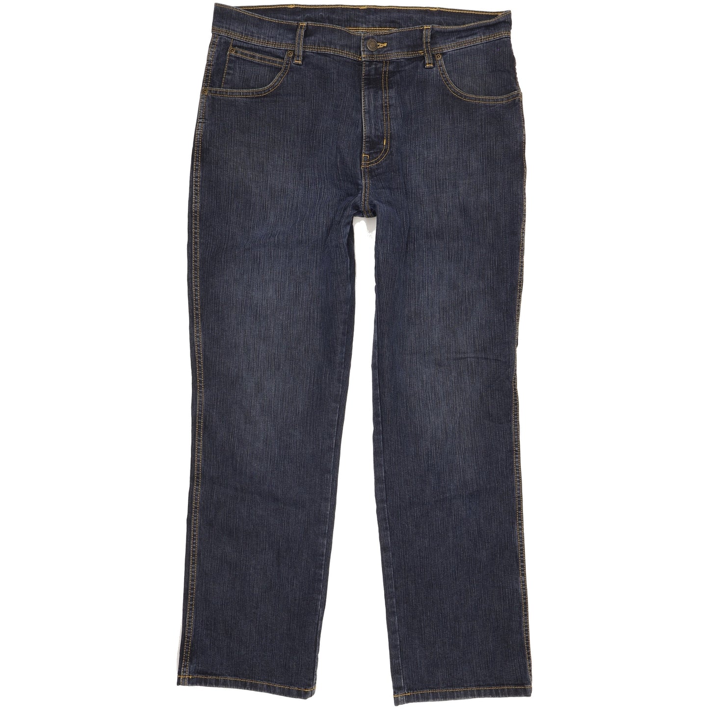 Wrangler Men Blue Straight Regular Stretch Jeans W36 L29