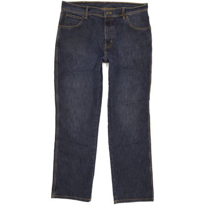 Wrangler Men Blue Straight Regular Stretch Jeans W36 L29
