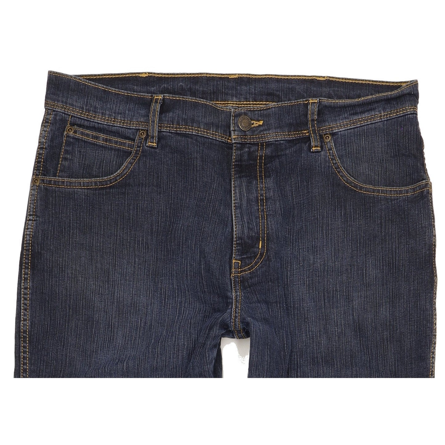 Wrangler Men Blue Straight Regular Stretch Jeans W36 L29