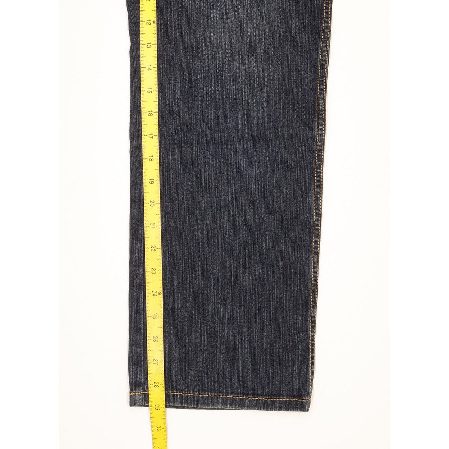 Wrangler Men Blue Straight Regular Stretch Jeans W36 L29