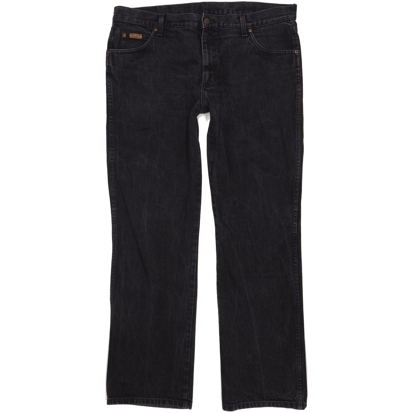 Wrangler Men Black Straight Regular Jeans W38 L33