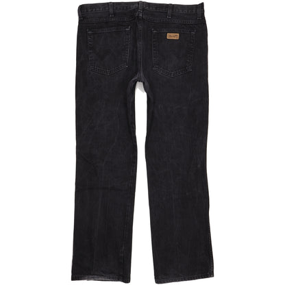 Wrangler Men Black Straight Regular Jeans W38 L33