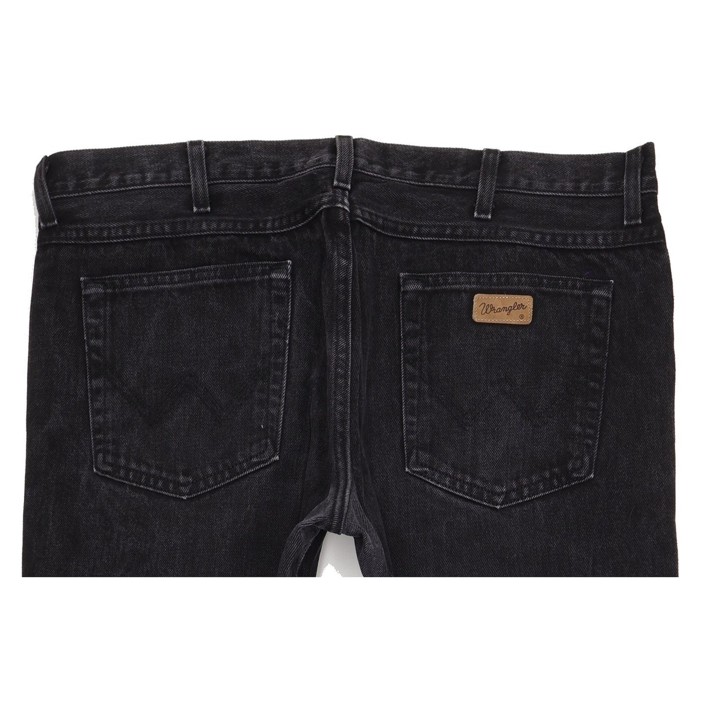 Wrangler Men Black Straight Regular Jeans W38 L33