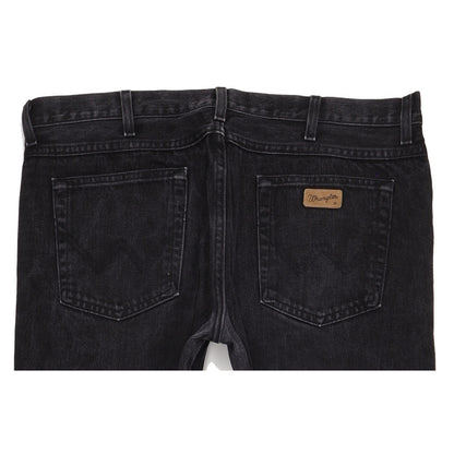 Wrangler Men Black Straight Regular Jeans W38 L33