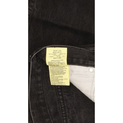 Wrangler Men Black Straight Regular Jeans W38 L33