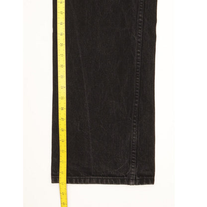 Wrangler Men Black Straight Regular Jeans W38 L33