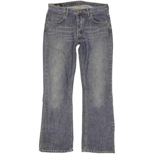 Lee Denver Men Blue Bootcut Regular Jeans W33 L32