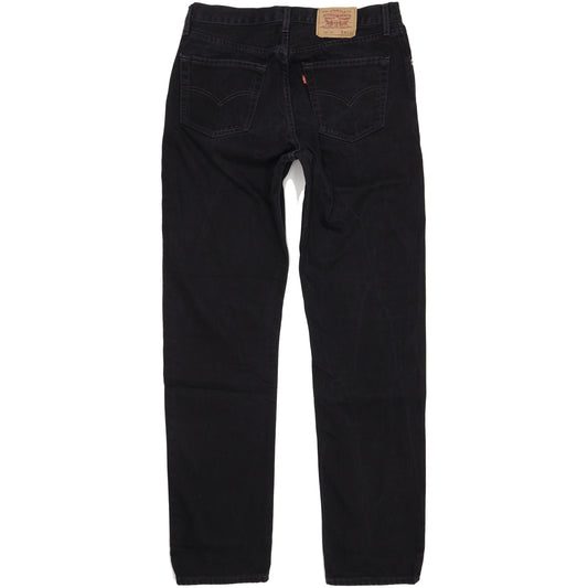 Levi's 521 Men Black Straight Regular Jeans W35 L35