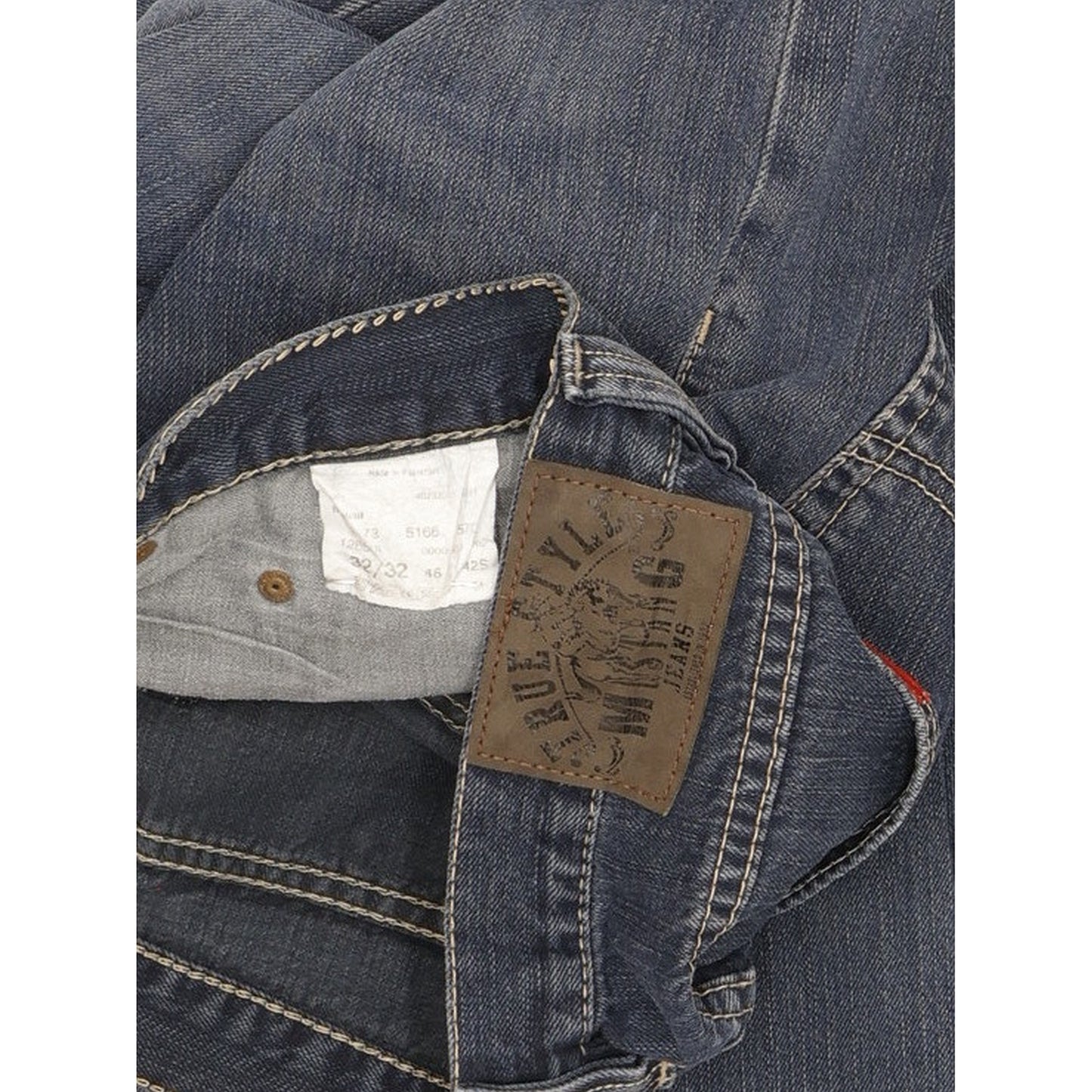 Mustang Men Blue Bootcut Regular Jeans W32 L31