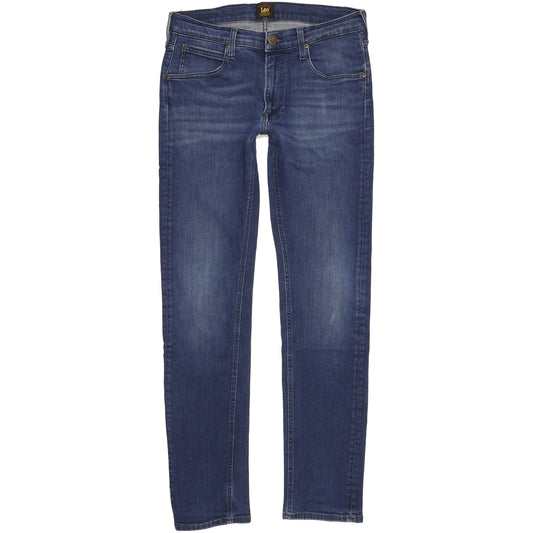 Lee Daren Men Blue Straight Slim Stretch Jeans W32 L33