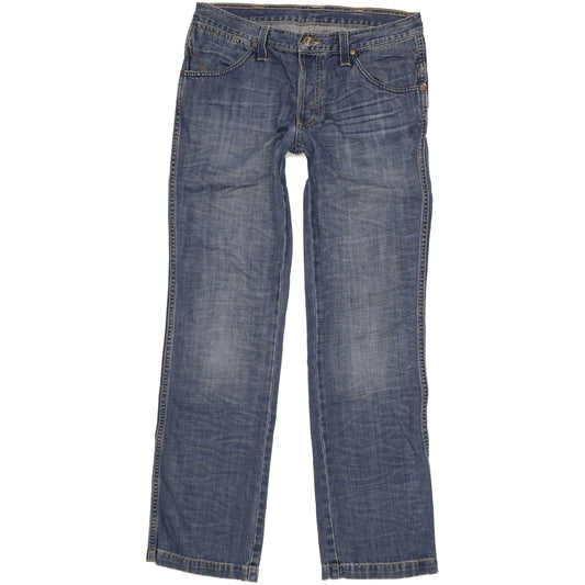 Wrangler Sly Men Blue Straight Regular Jeans W33 L33
