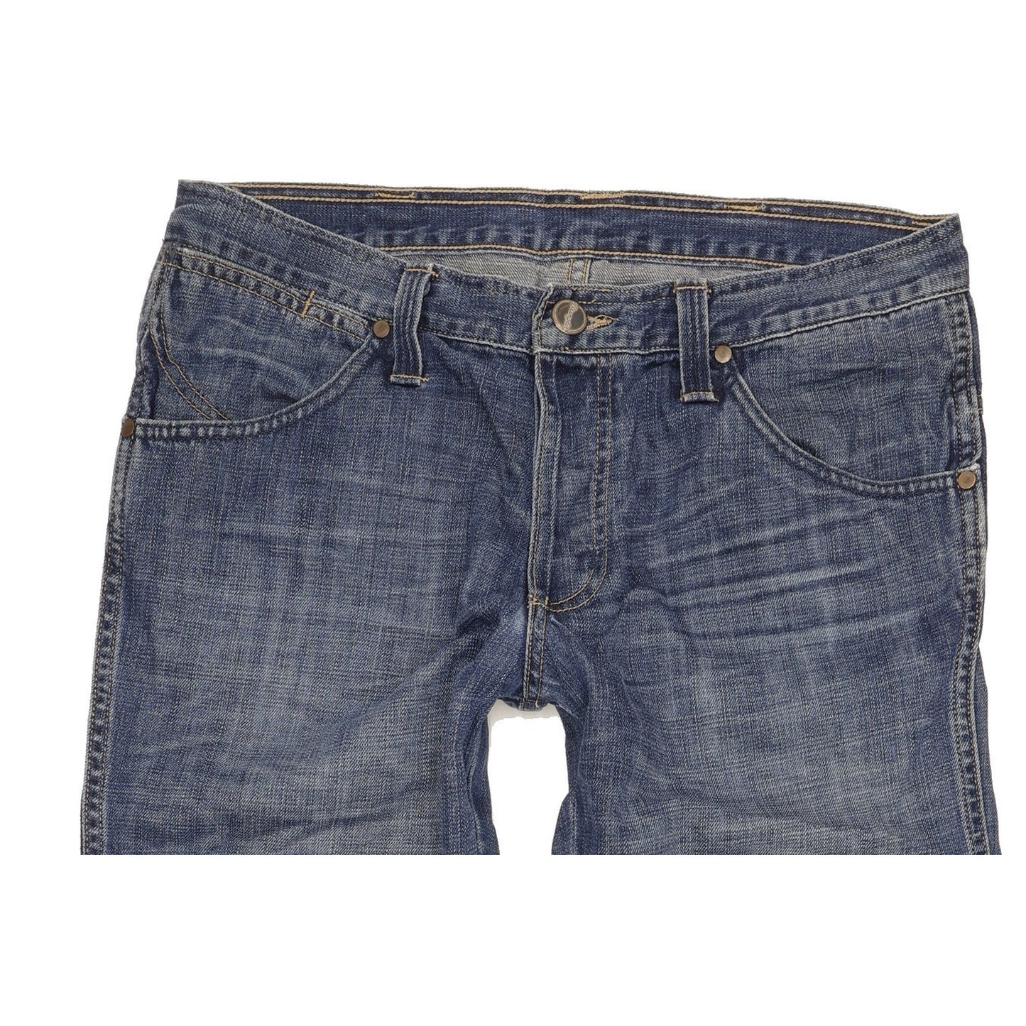 Wrangler Sly Men Blue Straight Regular Jeans W33 L33