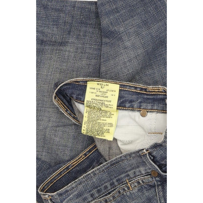 Wrangler Sly Men Blue Straight Regular Jeans W33 L33