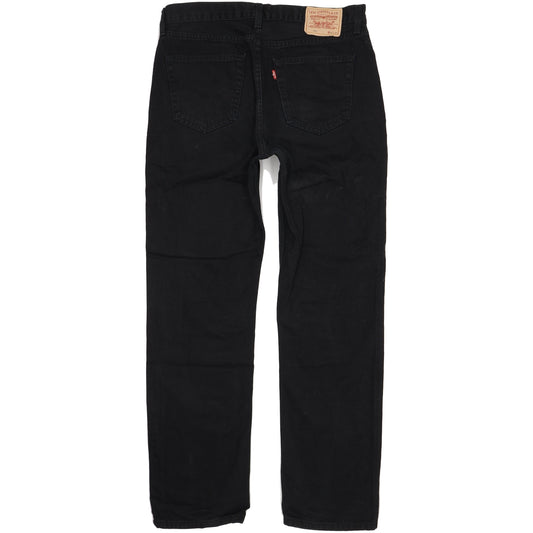 Levi's 751 Men Black Straight Regular Jeans W36 L34