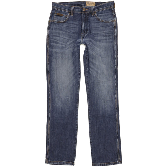 Wrangler Arizona Men Blue Straight Regular Stretch Jeans W31 L31