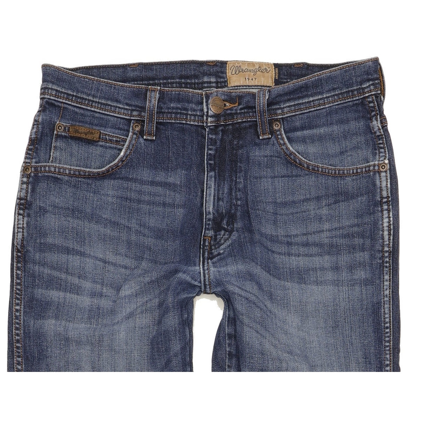 Wrangler Arizona Men Blue Straight Regular Stretch Jeans W31 L31